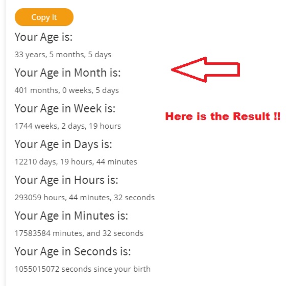 AGE DIFFERENCE CALCULATOR